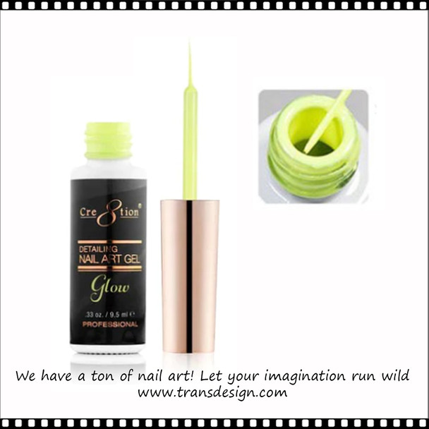 CRE8TION Nail Art Gel Glow #01 0.33oz.