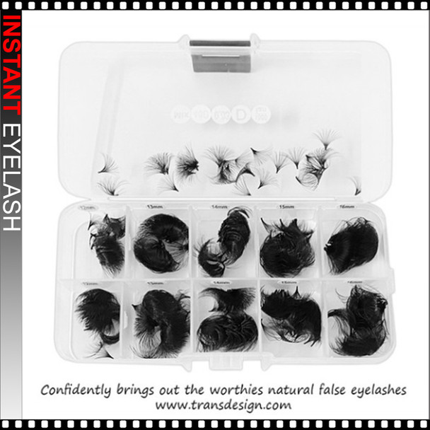 INSTANT Eyelash Fan Mix 15D 0.03D Size 15-20mm 1000 Fans