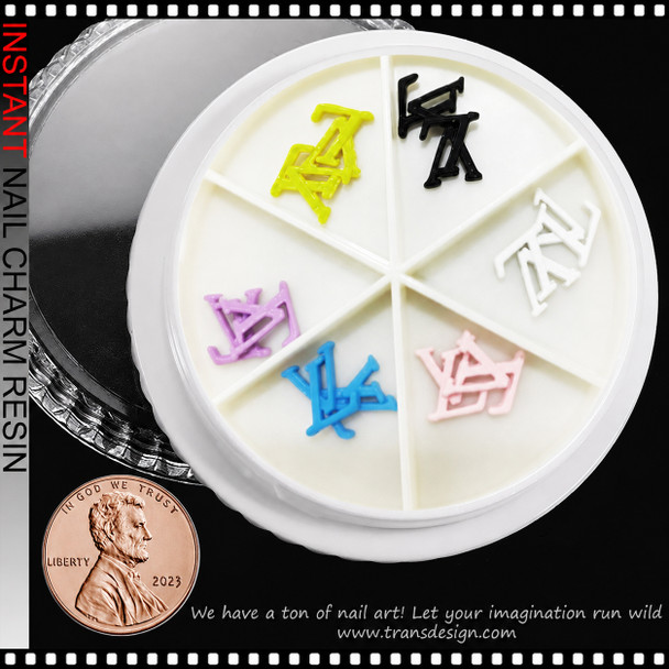 NAIL CHARM RESIN Brand Name LOUIS VUITTON 12/Case