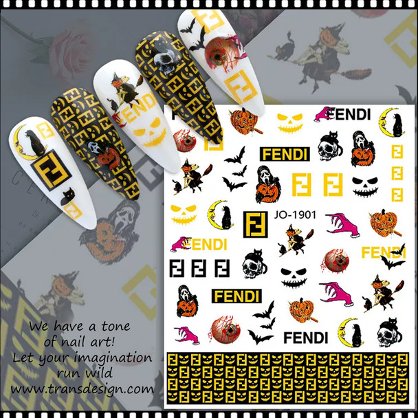 NAIL STICKER Halloween, Brands Name #JO-1901