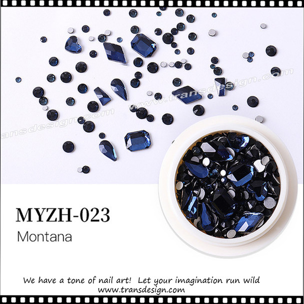 RHINESTONE CRYSTAL Assorted Montana MYZH-023