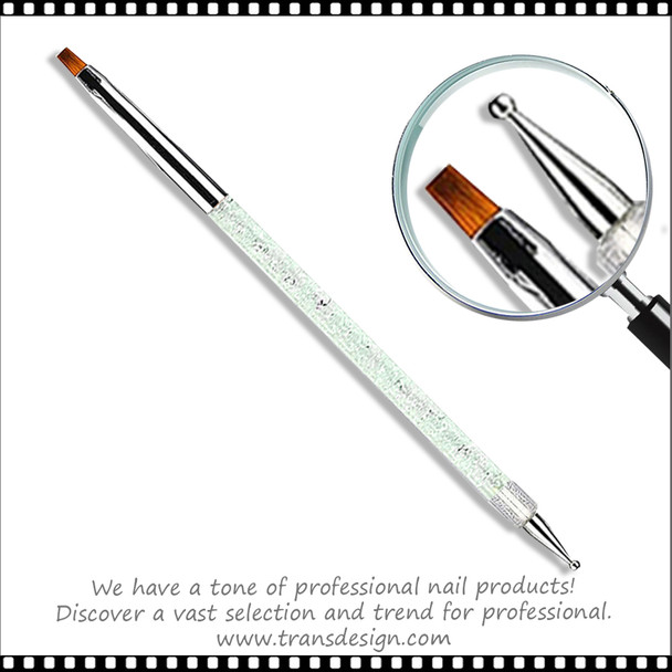 FLEXBRUSH Dotting Tool & Nail Art, Gel Brush Flat #6 - TDI, Inc