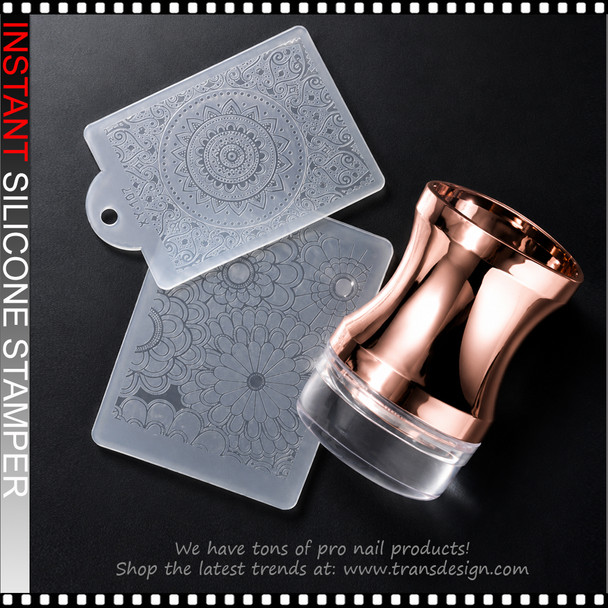 STAMPING Rose Gold Large Stamper with 2 Templates