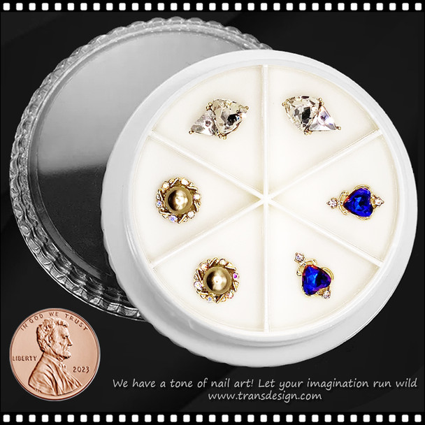 NAIL CHARM RHINESTONE Design 6/Case #403