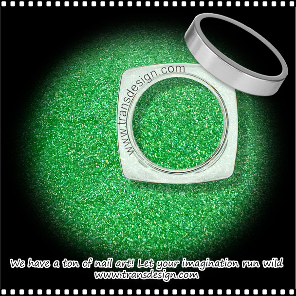 GLITTER Iridescences Green, Fine 0.35oz. Jar #C51