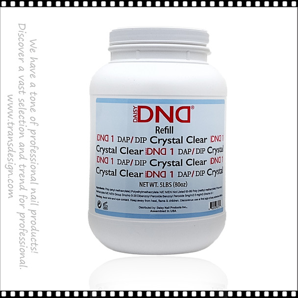 DND DAP DIP POWDER #1 Crystal Clear 5lb.