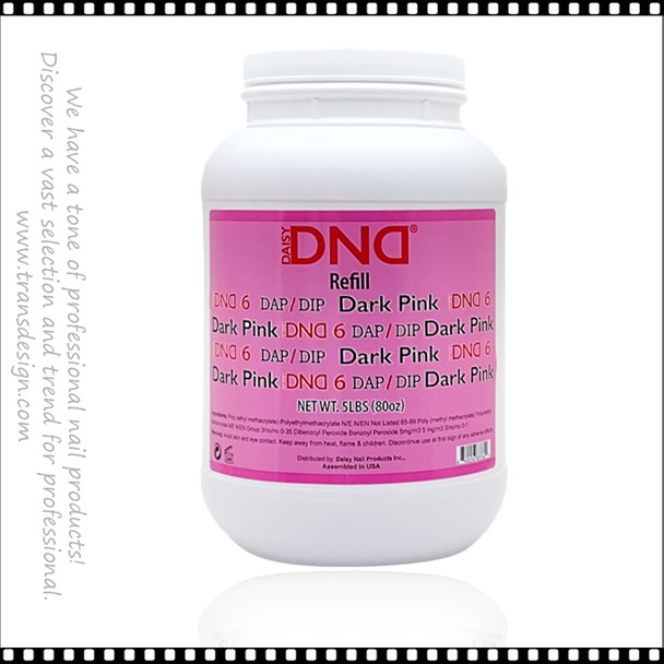 DND DAP DIP POWDER #6 Dark Pink 5lb.