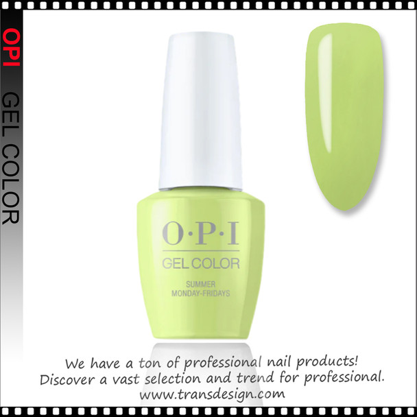 OPI GELCOLOR Summer Monday-Fridays GCP012