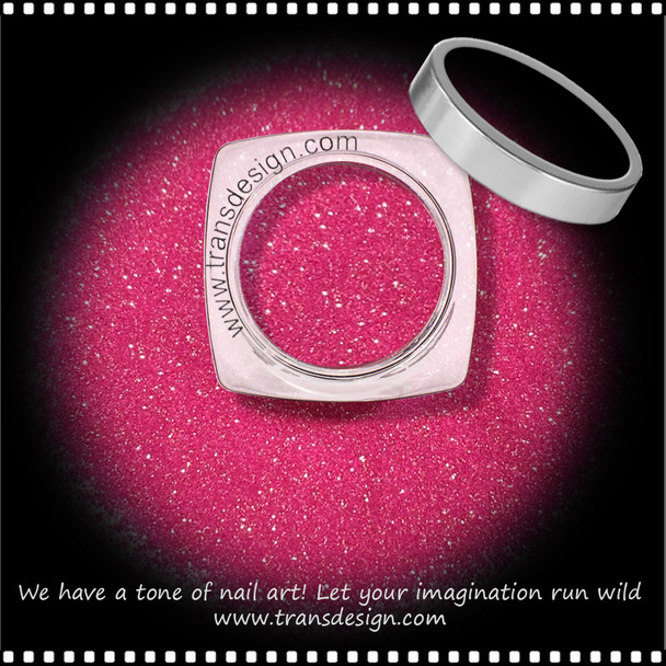 GLITTER Iridescent Hot Pink Small Size 0.35oz. Jar