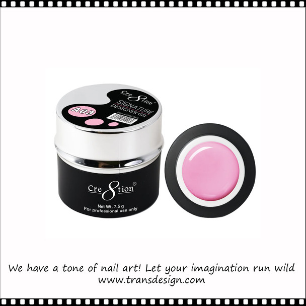 CRE8TION Signature Designer Gel #A03 Pink 7.5g.