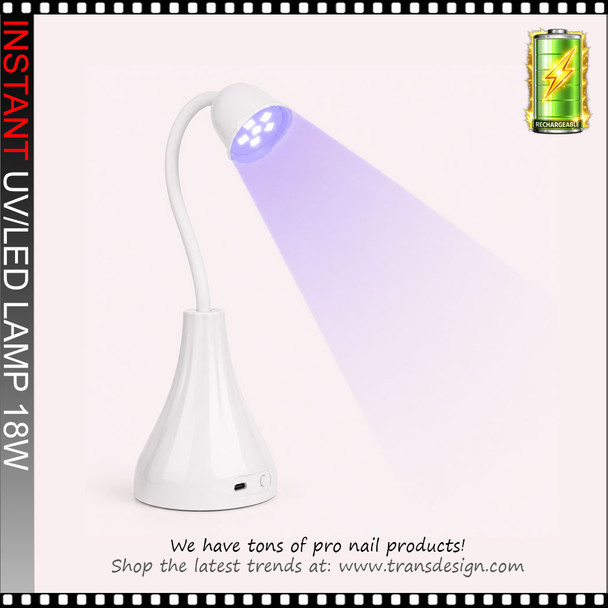 UV/LED Light  Rechargeable White 18 Watts
