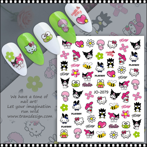 NAIL STICKER Cartoon SANRIO Mix #JO-2079