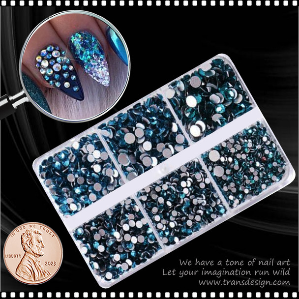 RHINESTONE CRYSTAL Aqua Bohemica 1000/Case #SZCT-029