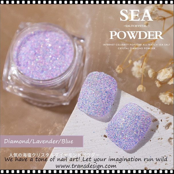 GLITTER Aurora Sea Salt Diamond, Lavender & Blue 4g.