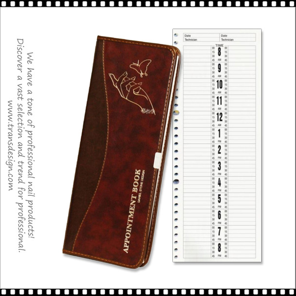 BERKELEY Appointment Book Leather 2-Column 200-Page