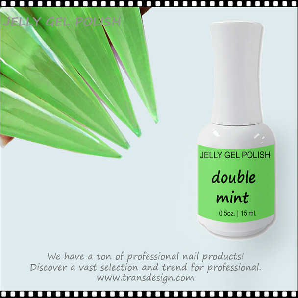 INSTANT Jelly Gel Polish, Double Mint 0.5oz.