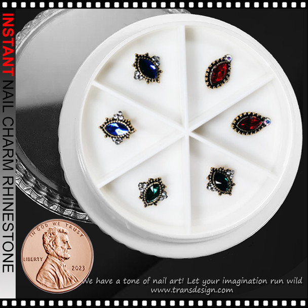 NAIL CHARM RHINESTONE Design 6/Case #02