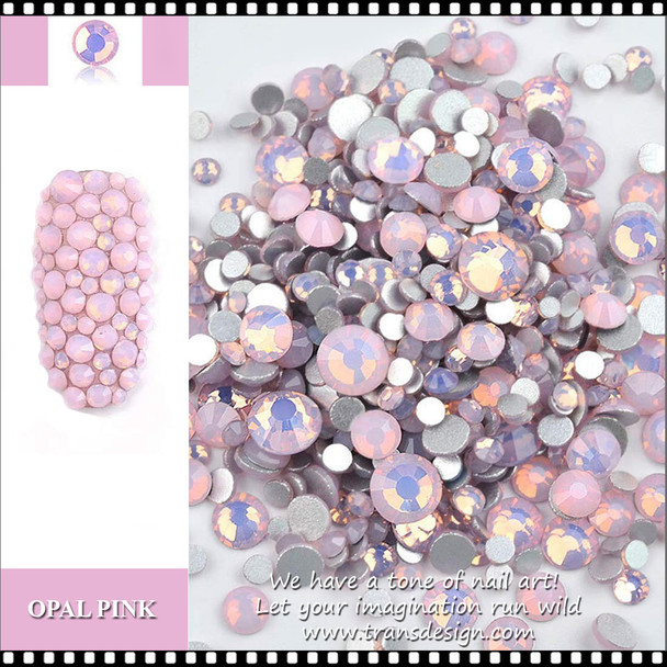 RHINESTONE CRYSTAL Opal Pink, Assorted Size 1440/Pack