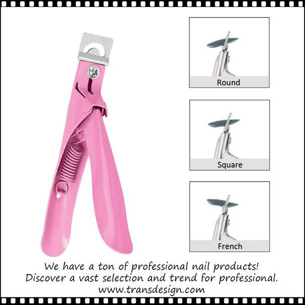 EDGE CUTTER Stainless Steel Pink  5"