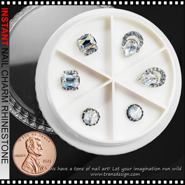 NAIL CHARM RHINESTONE Design 6/Case #12 *