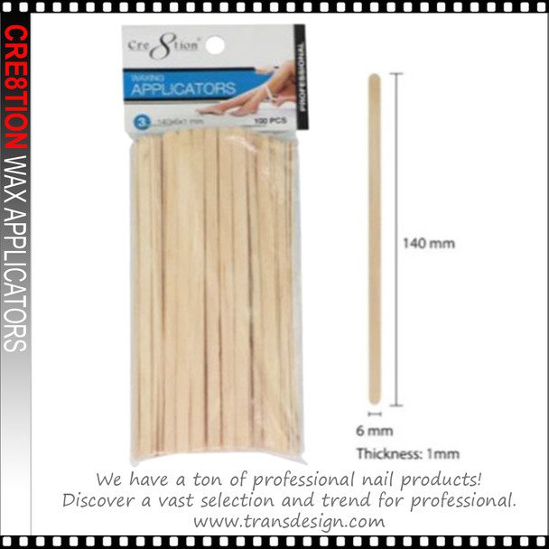 CRE8TION Waxing  Applicators 100pcs/pack