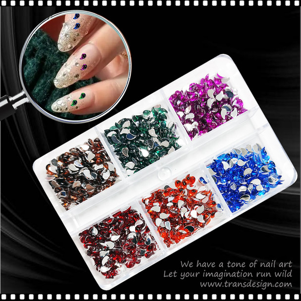 RHINESTONE Ghost Shape Assorted Color 864/Case #1