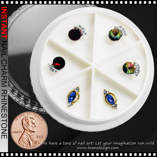 NAIL CHARM RHINESTONE Design 6/Case #45