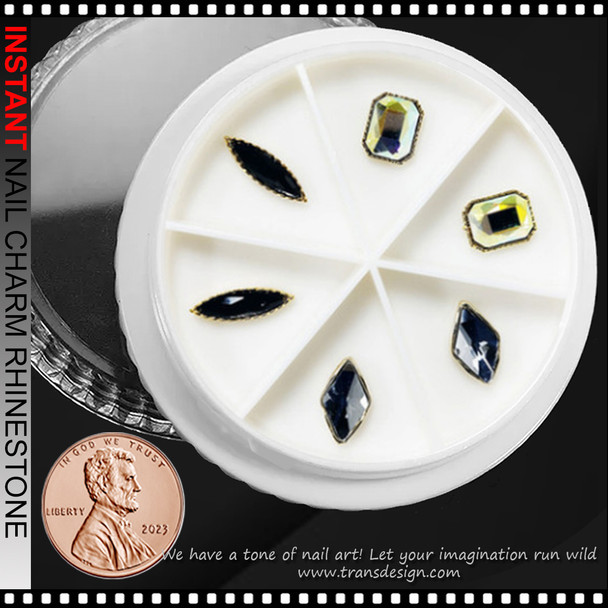 NAIL CHARM RHINESTONE Design 6/Case #51
