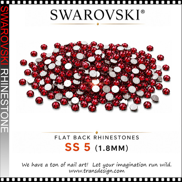 SWAROVSKI RHINESTONE #SS5 Ruby 1440/Pack