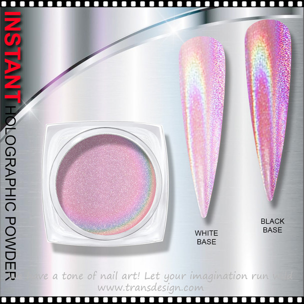 HOLOGRAPHIC GLITTER Effect, Fine Light Pink 1g.