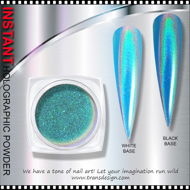 HOLOGRAPHIC GLITTER Effect, Fine Aqua 1g.