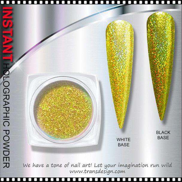 HOLOGRAPHIC GLITTER Effect, Fine Gold 1g. 