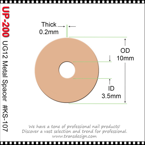 KUPA Metal Spacer #KS-107 4/Pack