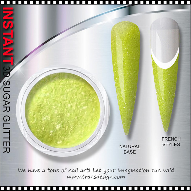 INSTANT 3D SUGAR GLITTER Lime 6g.