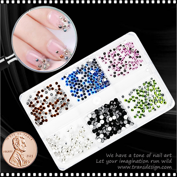 RHINESTONE CRYSTAL SS5 Mix Color 600/Case #3