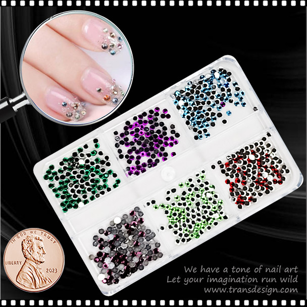 RHINESTONE CRYSTAL SS5 Mix Color 600/Case #8