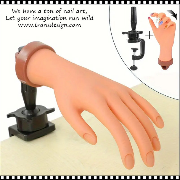 Acrylic Nail Practice Hand 