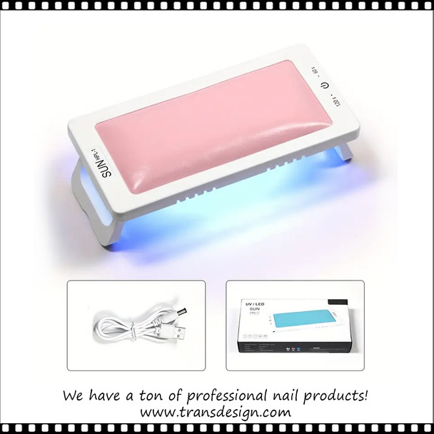 LED/UV Foldable Gel Dryer Light 88 Watt, Pink
