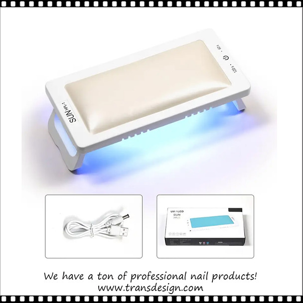 LED/UV Foldable Gel Dryer Light 88 Watt, White