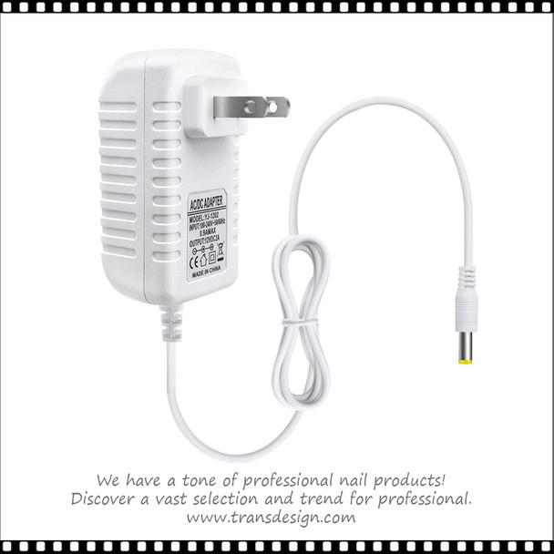 REPLACEMENT Power Adapter 100-240VAC to 12VDC 2A. White