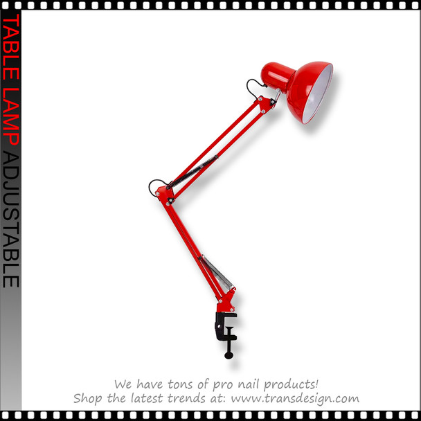TABLE LAMP Metal Adjustable, Table Claim, Red