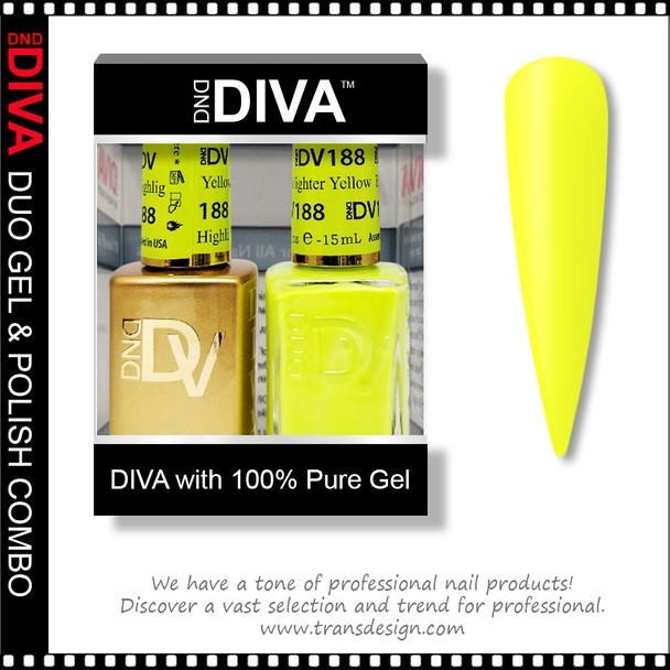 DIVA DUO Highlighter Yellow #188