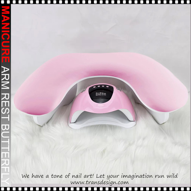 MANICURE ARM REST Butterfly Non-slip | PINK *