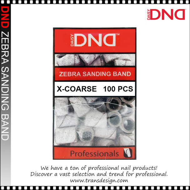 DND SANDING BAND Zebra X-Coarse 80 Grit, 100/Box