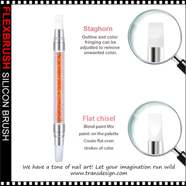 FLEXBRUSH SILICON Angle Chisel & Staghorn.
