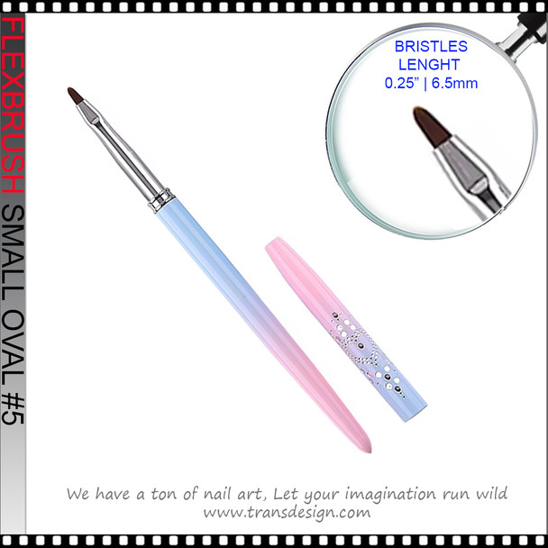 FLEXBRUSH Small Oval Brush 6.5mm #5