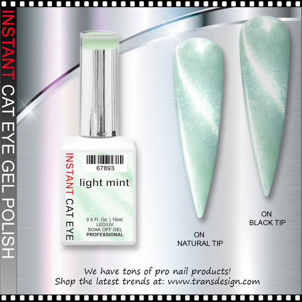 INSTANT CAT EYE GEL light mint 0.5oz.