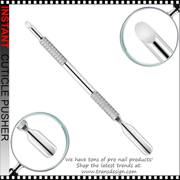 IMPLEMENT Cuticle Pusher with 50pcs Mini Nail Files Double Ended