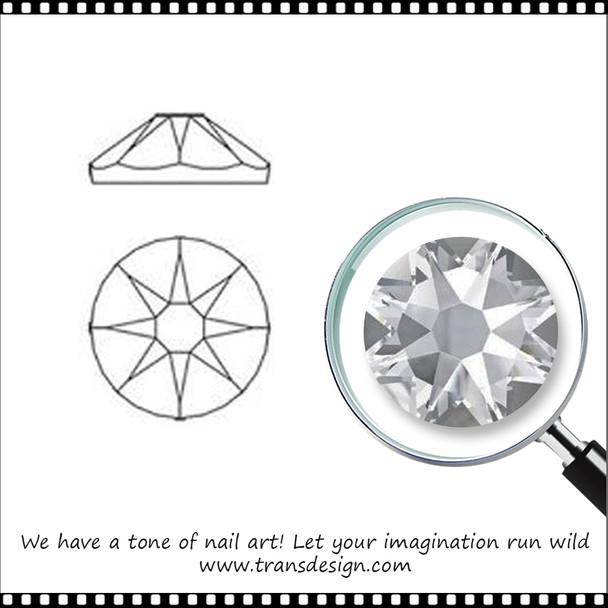 RHINESTONE CRYSTAL #SS12 Jet Black 720/Pack