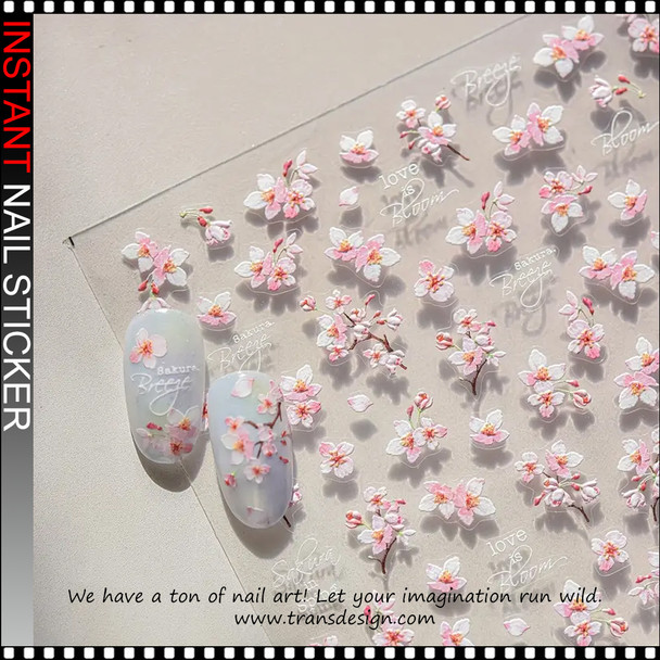 NAIL STICKER 3D Sakura Bloom #to 4872